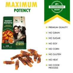 Beloved Pets Sweet Potato Wrapped with Chicken Natural Dog Treats (10.6 oz)