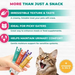 Beloved Pets Tuna Mix Creamy Lickable Treats Urinary Care for Cats & Dogs, 40-count