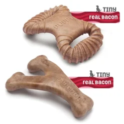 Benebone Puppy Pack Bacon Flavor Chew Toy for Puppies (2 chews)