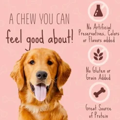 Better Belly Rawhide Triple Flavor Chicken (Sirloin & Lamb Ribs) Treats For Dog 10 pack