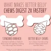 Better Belly Rawhide Triple Flavor Wings (Chicken, Sirloin & Lamb)- 10 pack