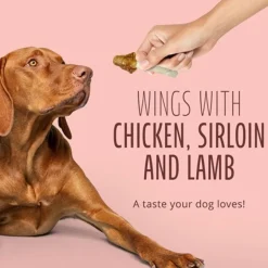 Better Belly Rawhide Triple Flavor Wings (Chicken, Sirloin & Lamb)- 10 pack