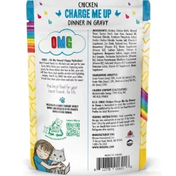 BFF OMG Charge Me Up! Chicken in Gravy Wet Cat Food, 2.8-oz pouch, 12 count
