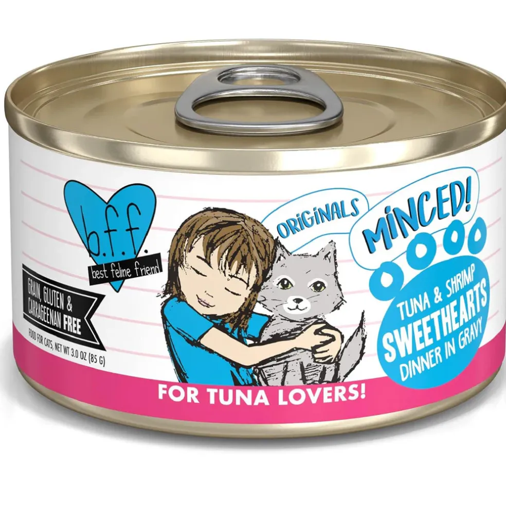 BFF Tuna & Shrimp Sweethearts Dinner in Gravy Canned Cat Food
