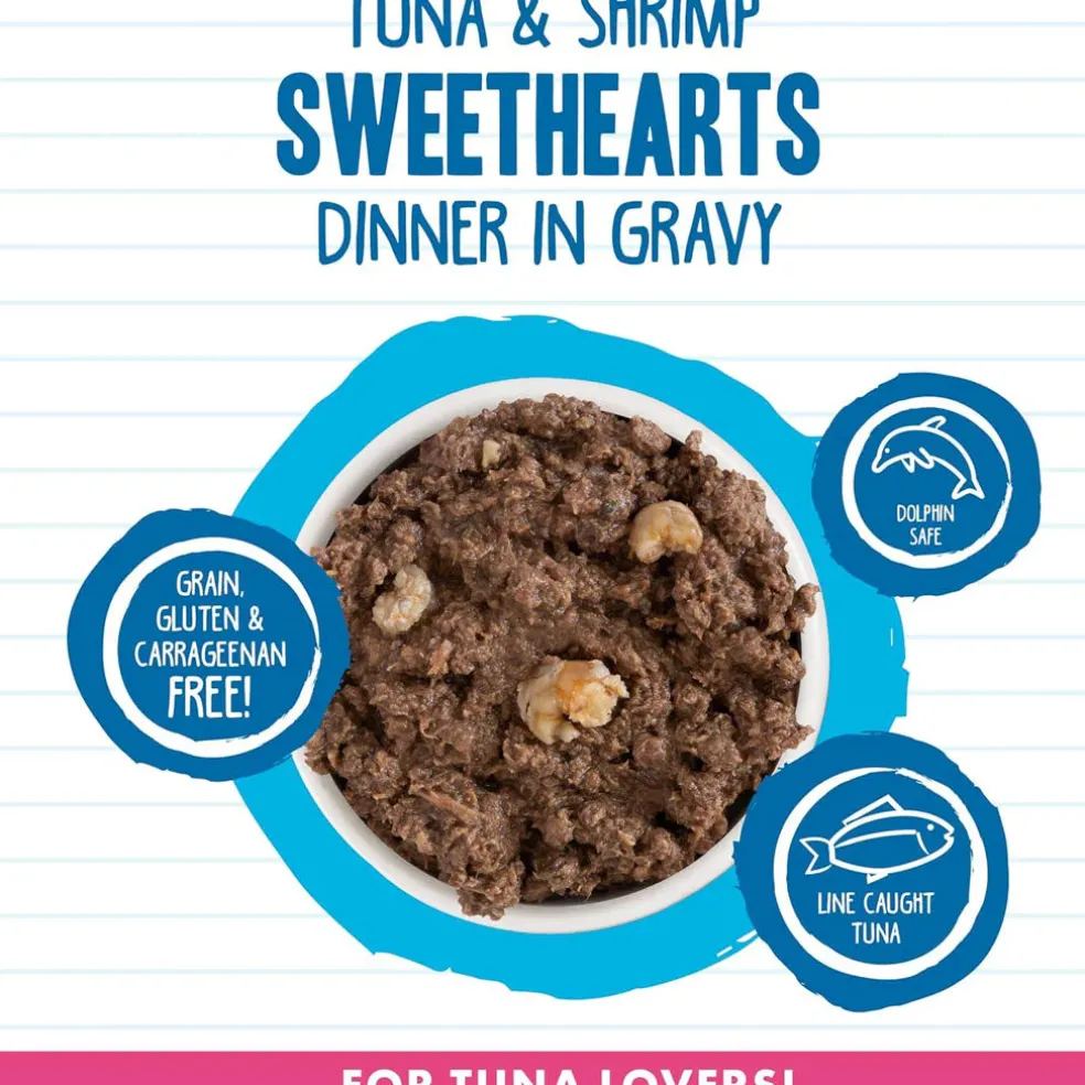 BFF Tuna & Shrimp Sweethearts Dinner in Gravy Canned Cat Food
