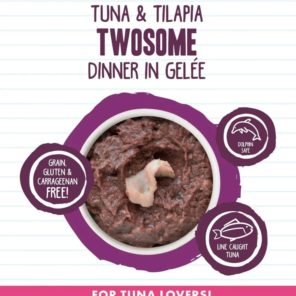 BFF Tuna & Tilapia Twosome Dinner in Gelee Canned Cat Food