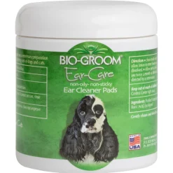Bio Groom Ear Care Non-Oily Non-Sticky Ear Cleaner Pads For Dogs (25 ct)