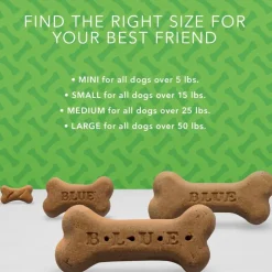 Blue Buffalo Bones Classic Assorted Flavors Biscuits For Small Dogs (16 oz)