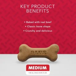 Blue Buffalo Bones Classic Biscuits For Medium-Size Dogs (16 oz)