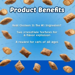 Blue Buffalo Bursts Crunch & Creamy Paw-Lickin Chicken Treats For Cats (2 oz)