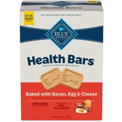 Blue Buffalo Health Bars Bacon, Egg & Cheese Biscuits for Dogs