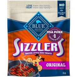 Blue Buffalo Sizzlers Bacon-Style Treats For Dogs