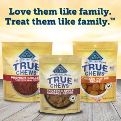 Blue Buffalo True Chews Chicken & Apple Sausage Recipe Treats For Dog (12 oz)