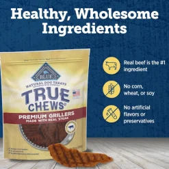 Blue Buffalo True Chews Premium Grillers Steak Dog Treats