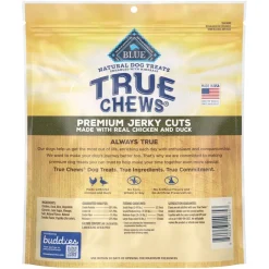 Blue Buffalo True Chews Premium Jerky Cuts Chicken & Duck Jerky Treats For Dogs (22 oz)