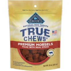 Blue Buffalo True Chews Premium Morsels Steak Treats For Dogs (10 oz)