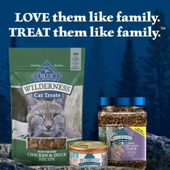 Blue Buffalo Wilderness Chicken & Duck Moist Treats For Cats (2 oz)