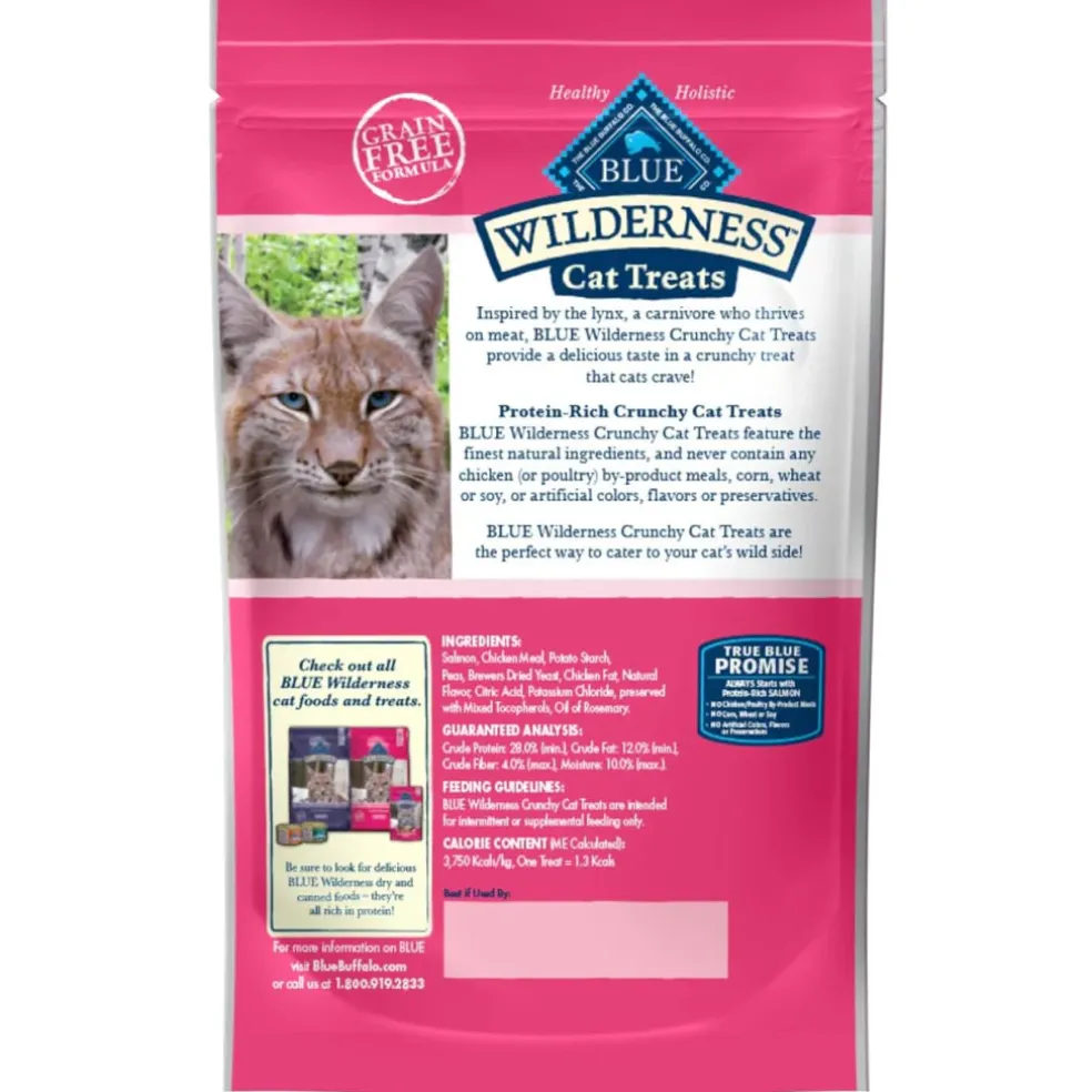 Blue Buffalo Wilderness Tasty Salmon Crunchy Treats For Cats (2 oz)