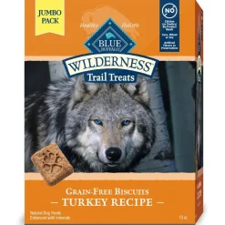 Blue Buffalo Wilderness Trail Treats Turkey Biscuits for Dogs
