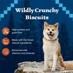 Blue Buffalo Wilderness Trail Treats Turkey Biscuits for Dogs