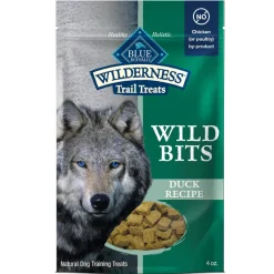 Blue Buffalo Wilderness Wild Bits Duck Recipe Training Treats for Dogs (4 oz)