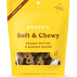 Bocce's Bakery Basics Peanut Butter & Banana Soft & Chewy Recipe Dog Treats (6 oz)