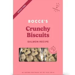 Bocce's Bakery Basics Salmon Crunchy Biscuits For Dogs (14 oz)