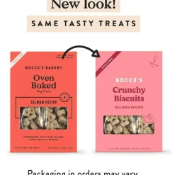 Bocce's Bakery Basics Salmon Crunchy Biscuits For Dogs (14 oz)