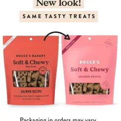 Bocce's Bakery Basics Salmon Soft & Chewy Treats For Dogs (6 oz)