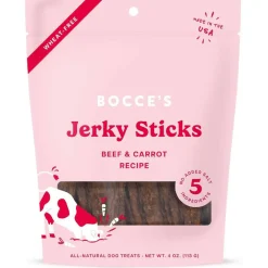 Bocce's Bakery Beef & Carrot Jerky Sticks For Dogs (4 oz)