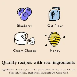 Bocce's Bakery Berries & Cream Soft & Chewy Treats For Dogs (6 oz)