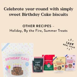 Bocce's Bakery Birthday Cake Crunchy Treats For Dogs (5 oz)