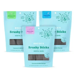 Bocce's Bakery Brushy Sticks Dental Bars for Small Dogs For Dogs (13 oz)