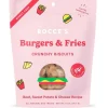 Bocce's Bakery Burgers & Fries Crunchy Biscuits Dog Treats (5 oz)