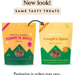 Bocce's Bakery Pumpkin Spice Soft & Chewy Treats For Dogs (6 oz)