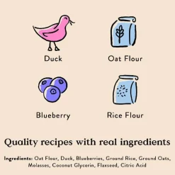 Bocce's Bakery Quack Quack Quack Training Treats For Dogs (6 oz)