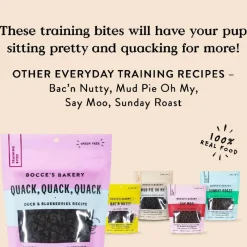 Bocce's Bakery Quack Quack Quack Training Treats For Dogs (6 oz)