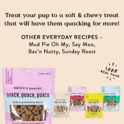 Bocce's Bakery Quack Quack Quack Soft & Chewy Treats For Dogs (6 oz)