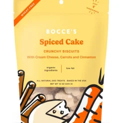 Bocce's Bakery Spiced Cake Crunchy Biscuits For Dogs (12 oz)