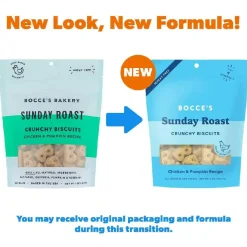 Bocce's Bakery Sunday Roast Crunchy Biscuits For Dogs (5 oz)