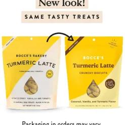 Bocce's Bakery Turmeric Coconut & Vanilla Flovor Latte Treats For Dogs (5 oz)