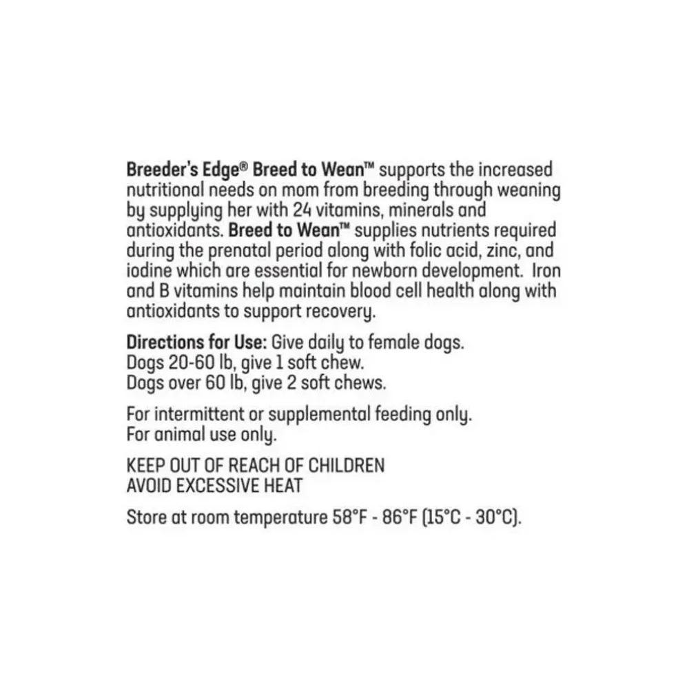 Breeder's Edge Breed To Wean for Medium & Large Dogs