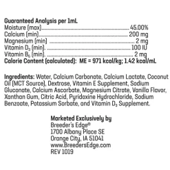Breeder's Edge Oral Cal Plus Gel for Dogs & Cats