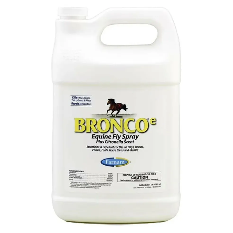 Bronco Equine Fly Spray Plus Citronella Scent (Gallon)