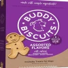 Buddy Biscuits Oven Baked Crunchy Chicken, Grilled Beef, and Sharp Cheddar Dog Treats (16 oz)