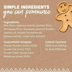 Buddy Biscuits Oven-Baked Grain Free Crunchy Peanut Butter Dog Treats (14 oz)