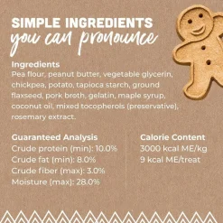 Buddy Biscuits Soft & Chewy Grain Free Peanut Butter Dog Treats (5 oz)