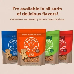 Buddy Biscuits Soft & Chewy Grain Free Peanut Butter Dog Treats (5 oz)
