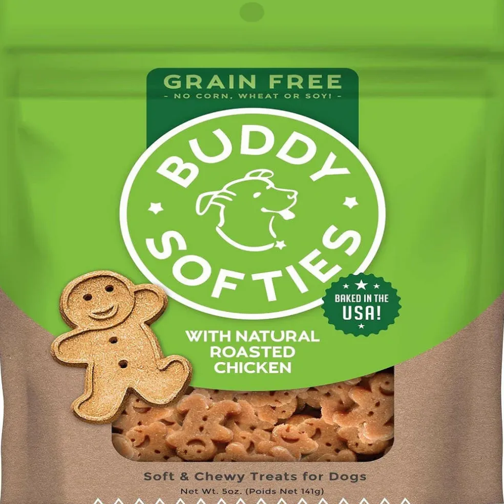 Buddy Biscuits Soft & Chewy Grain Free Roasted Chicken Dog Treats (5 oz)