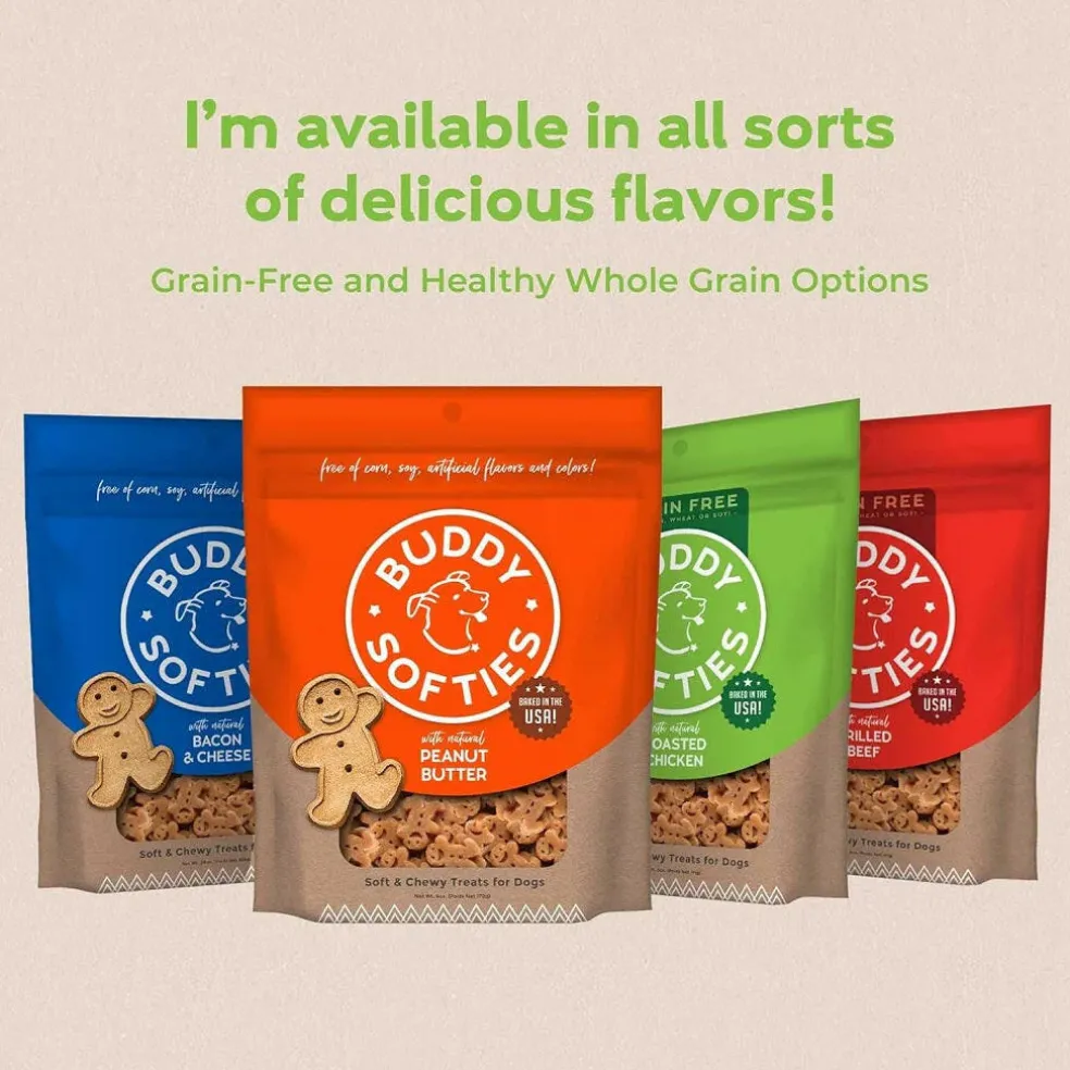 Buddy Biscuits Soft & Chewy Grain Free Roasted Chicken Dog Treats (5 oz)